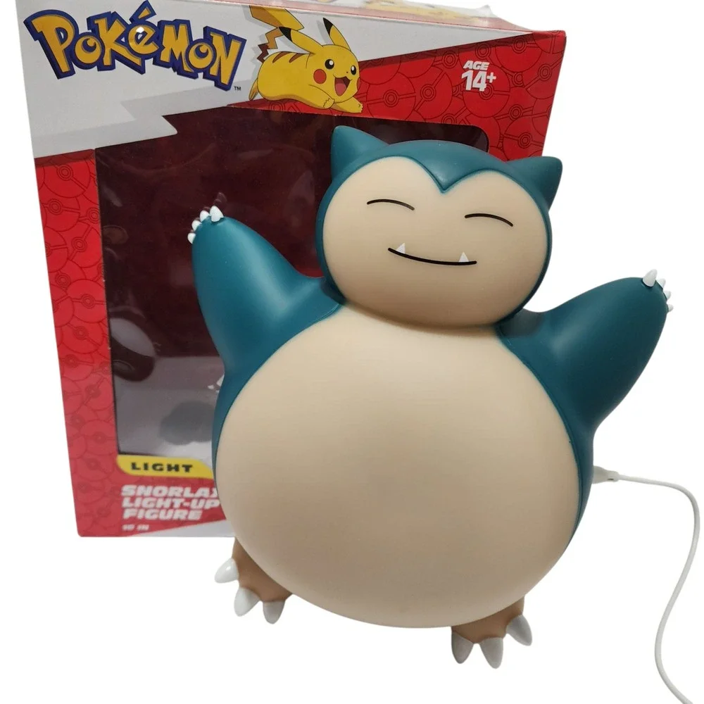 Pokemon Snorlax Light Up Figure‎ 10 Inch USB or Battery Powered